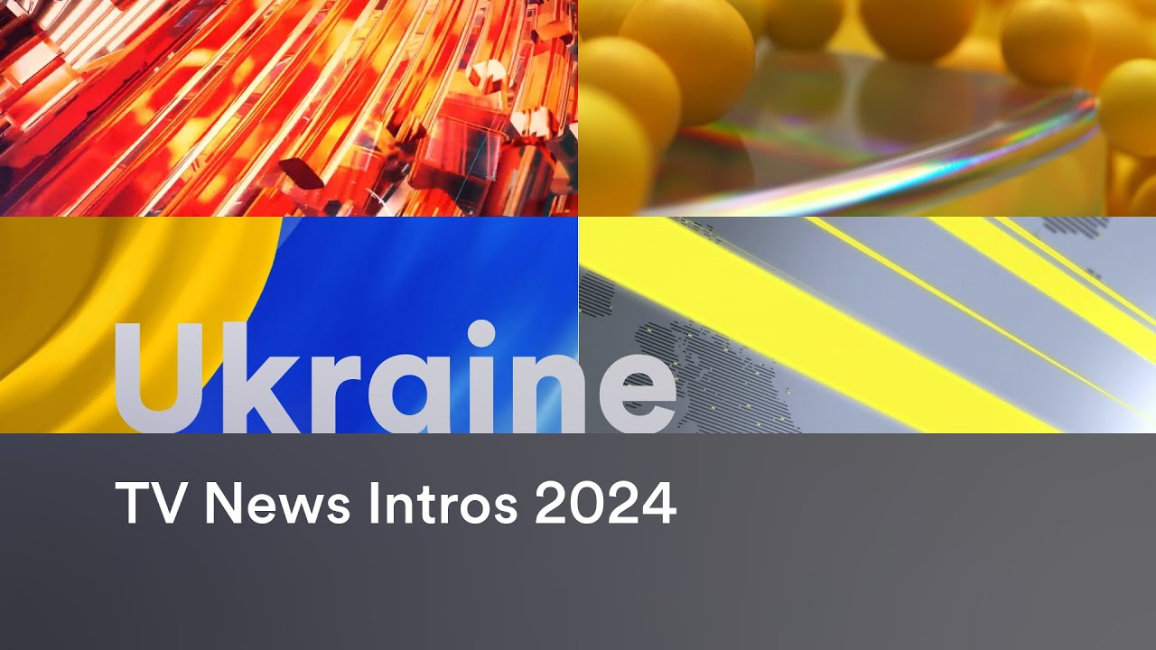 Ukrainian TV News Intros 2024 / Openings Compilation (HD)