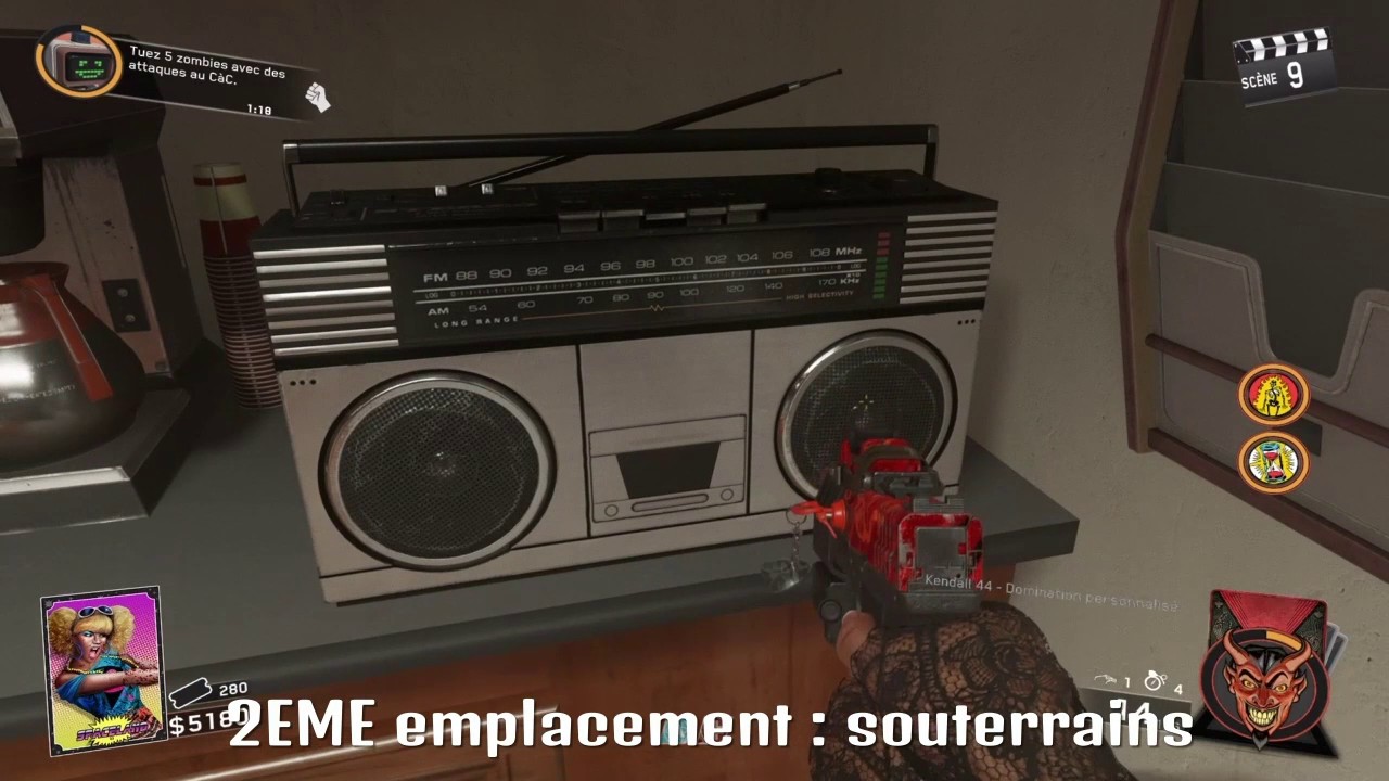 [Zombies in Spaceland] Emplacements des objets pour le Seti-Com !