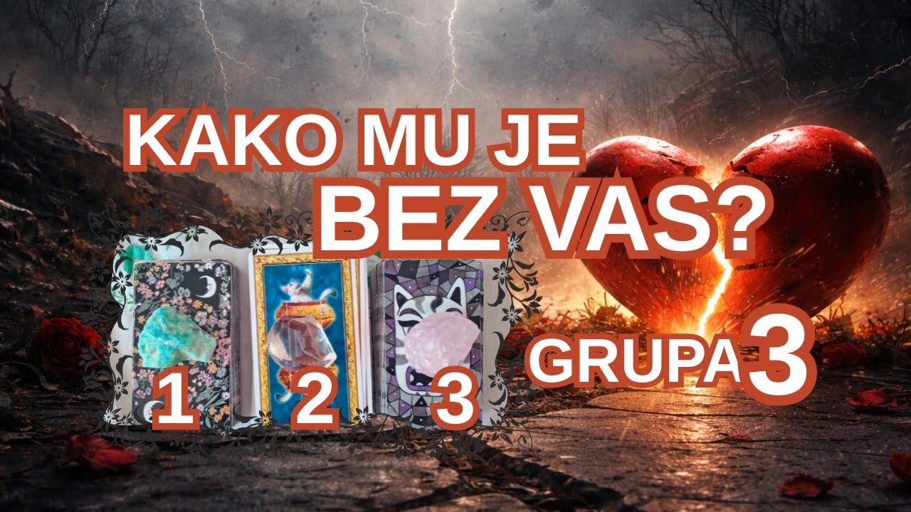 JAKO MU NEDOSTAJETE! Ko ne može da Oprosti Sebi što Vas je Izgubio? Šta će Uraditi? ❤️ GRUPA 3