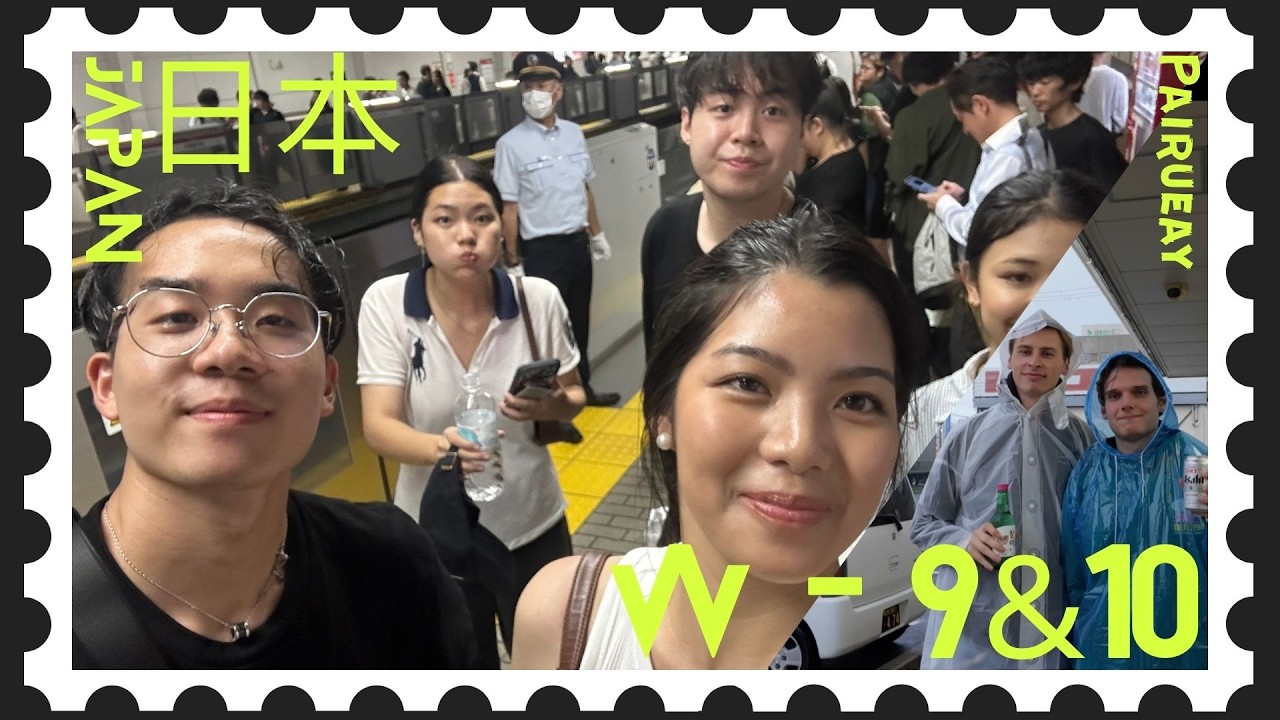 Japan VLOG : W9-10 Caught in the rain