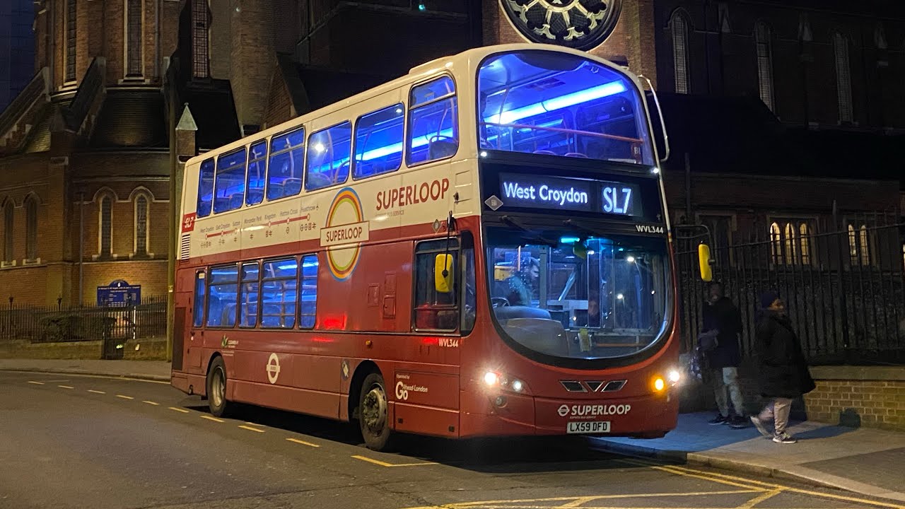 FRV + DIVERSION | Metrobus London Route SL7 Heathrow Airport To West Croydon | WVL344 (LX59DFD)