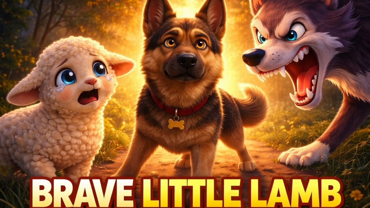 BRAVE LITTLE LAMB 🐑 MORAL Story in Tamil #bedtimestories #trending #cartoon #moralstories #viral 