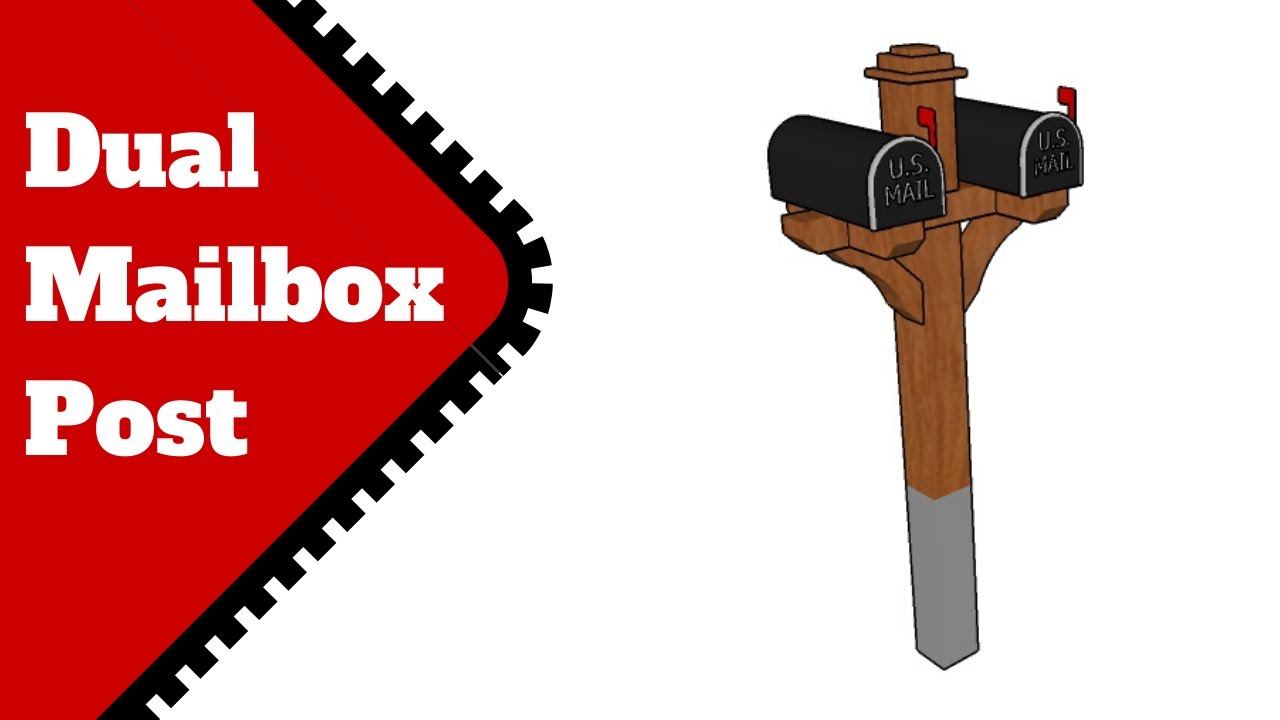 Double Mailbox Post Plans