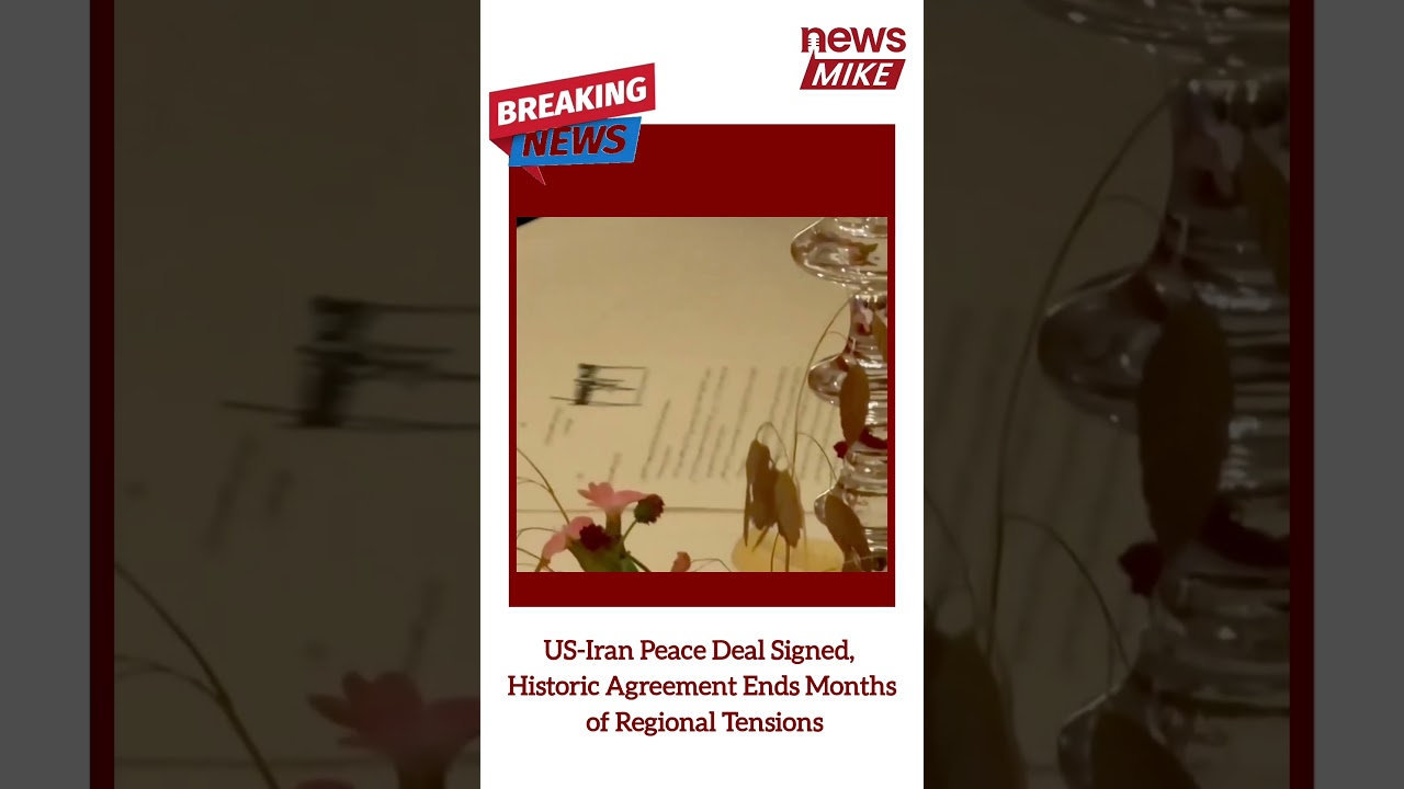 US-Iran Peace Deal Signed, Historic Agreement Ends Months of Regional Tensions #usiranwar #trump