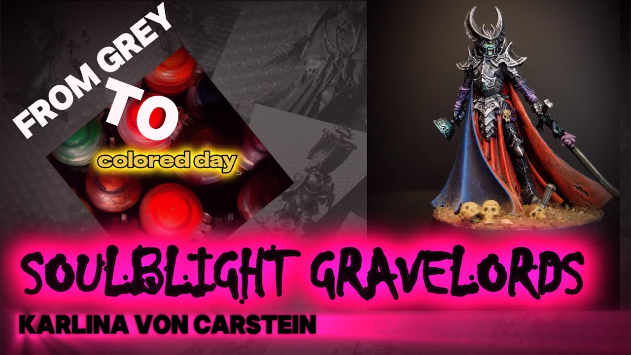 Soulblight Vampire Tutorial – Haunting Beauty of Karlina von Carstein | Age of Sigmar