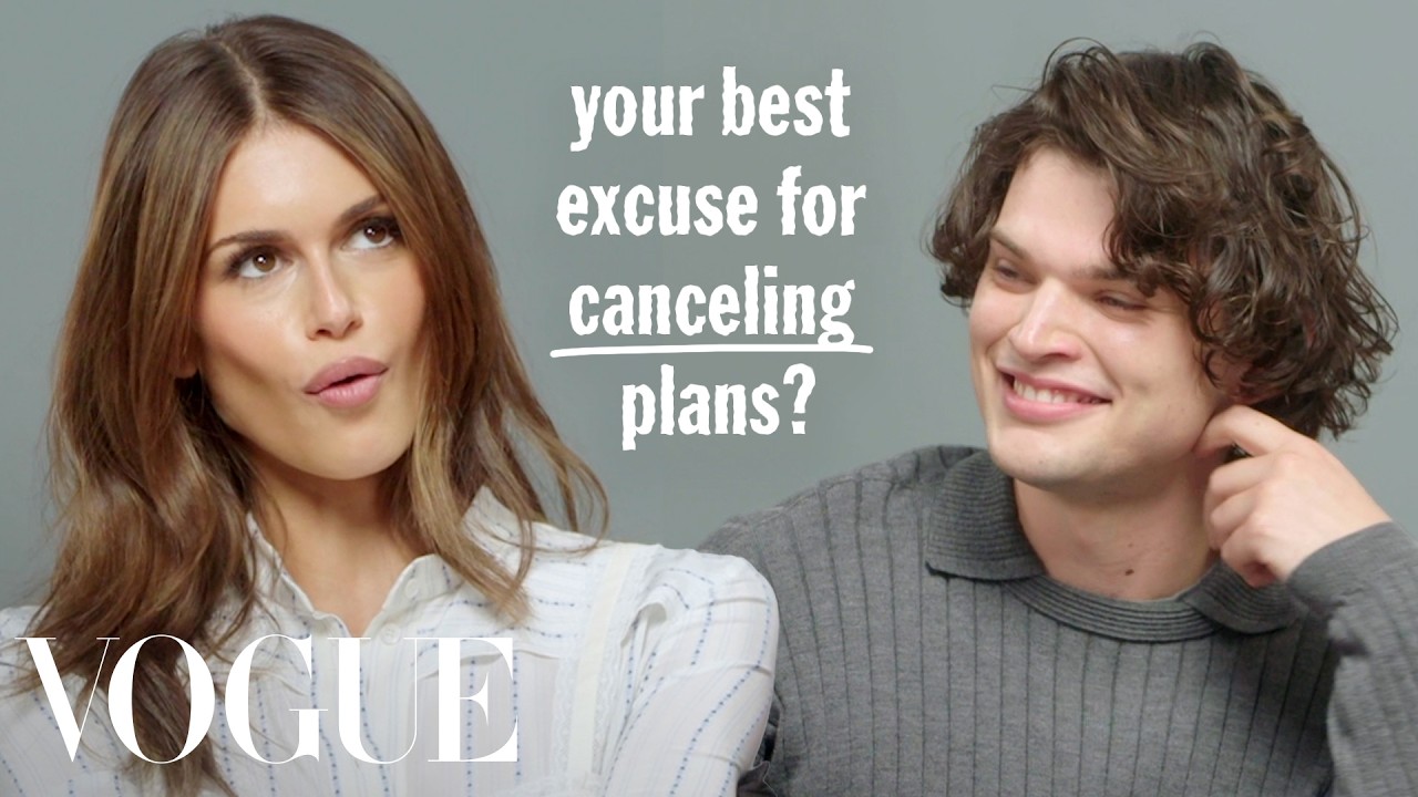 Kaia Gerber & Homer Gere Ask Each Other Rapid-Fire Questions | Off the Cuff | Vogue