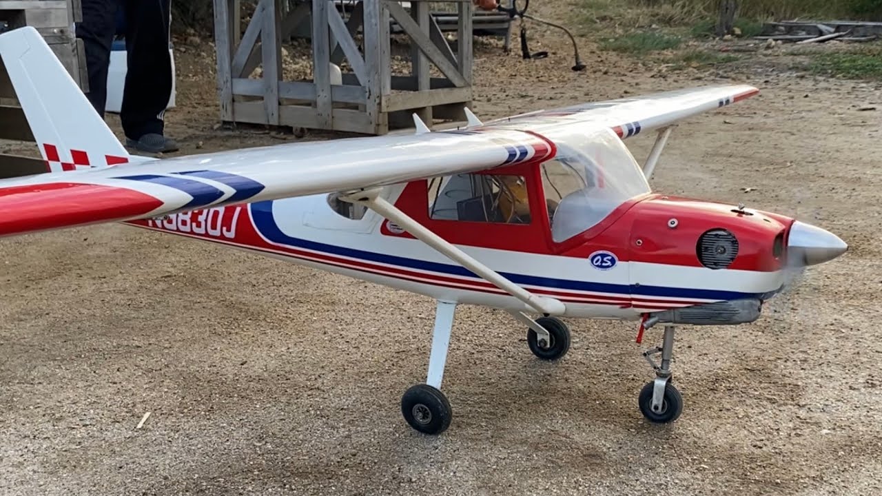 Seagull Cessna 152, powered by O.S. 0.91, First Flights