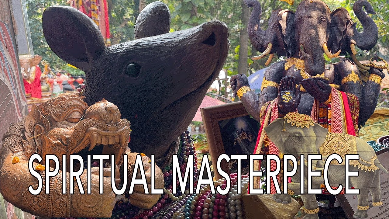 The Hundred Guardians of the Temple House: A Hidden Spiritual Masterpiece in Chiang Mai #ganesh #art