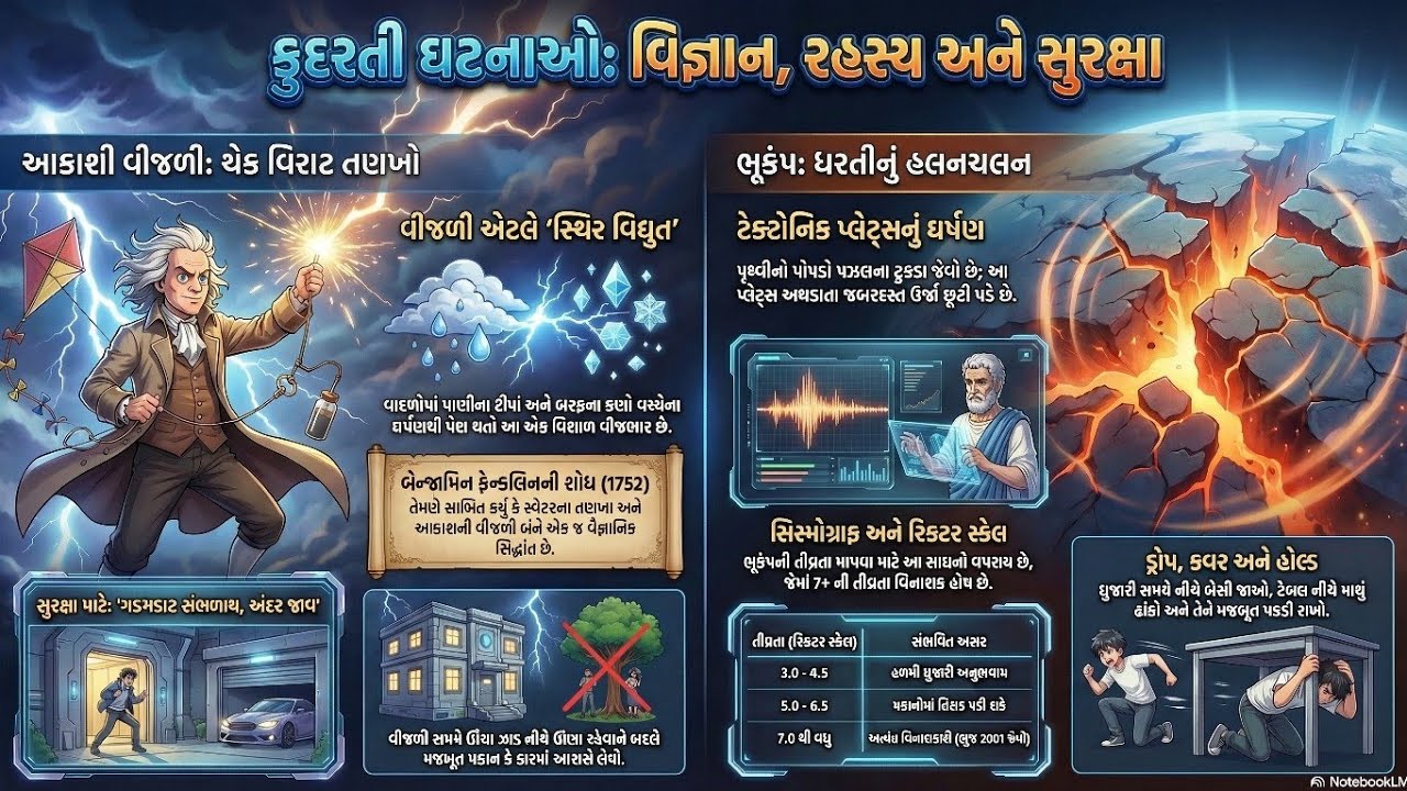 કેટલીક કુદરતી ઘટનાઓ