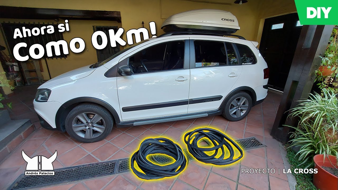Como CAMBIAR los BURLETES de PUERTAS y BAUL | VW Suran/Fox