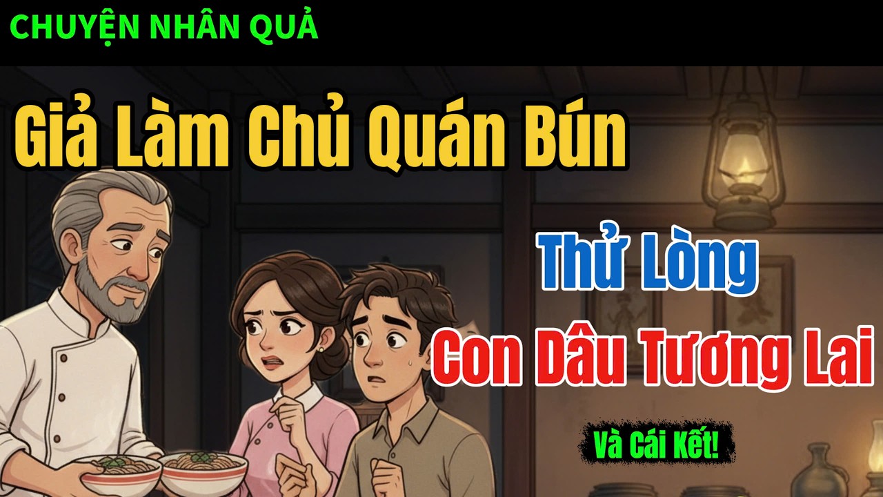 Chủ Tich Giả Làm Chủ Quán Bún Thử Lòng Con Dâu Tương Lai Và Cái Kết Ngã Ngửa | Chuyện Nhân Quả