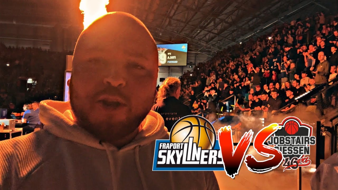 Hessen-Derby: Skyliners zerstören Giessen🔥 Fraport Skyliners vs Gießen Basketball Vlog