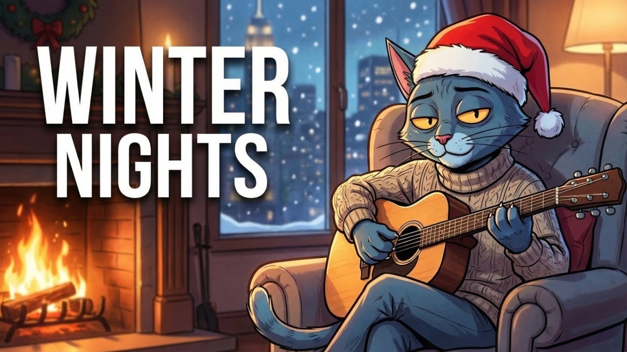 Cozy Holiday Jazz Mix | Deep Focus Christmas Study Session in NYC