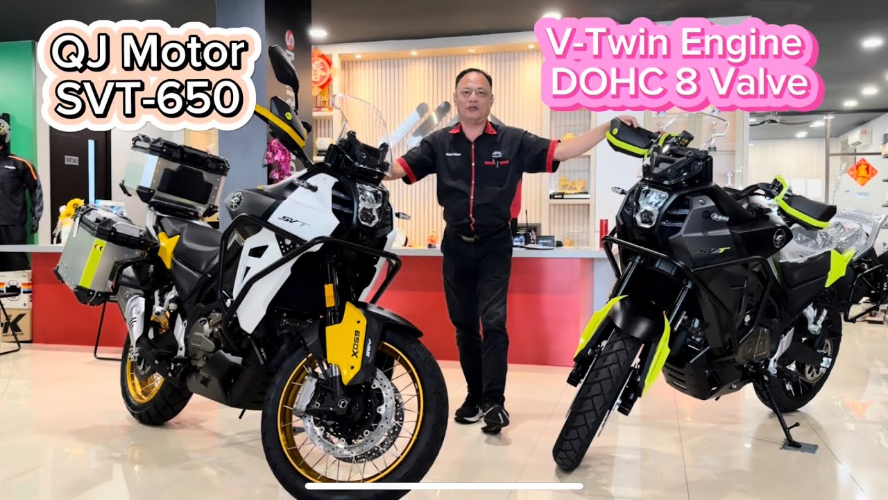 [[ V-Twin Engine]] QJ M-Motor SVT-650 #qjmotor#svt650#touringbike#facebook#mforce#youtube