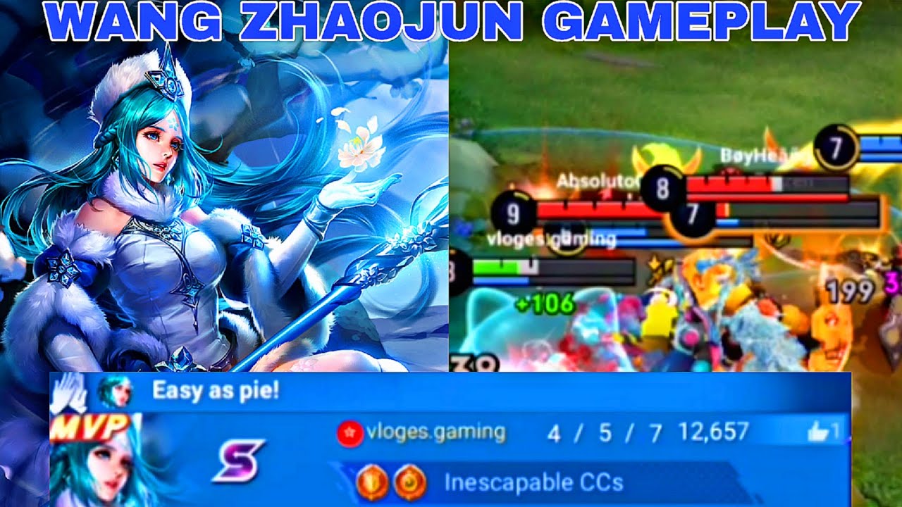 WANG ZHAOJUN RANKED MATCH GAMEPLAY | HONOR OF KINGS GAMEPLAY | GOLD TIER RANKED MATCH GAMEPLAY 