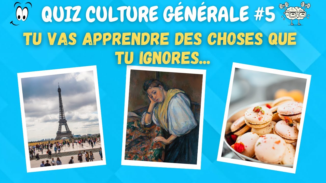 QUIZ Culture Générale #5 l 20 questions très difficiles qui vont te faire réfléchir