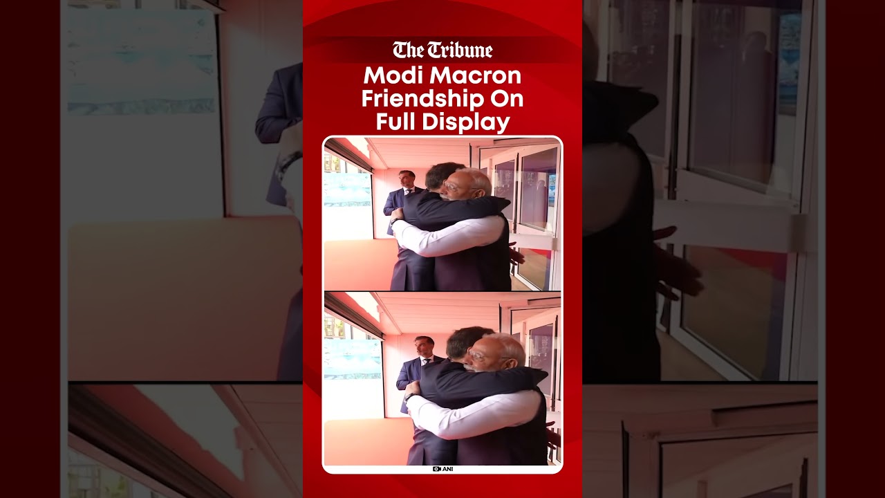PM Modi & Macron Share Warm Hug in Nice | Bharat Innovates Event Kicks Off
