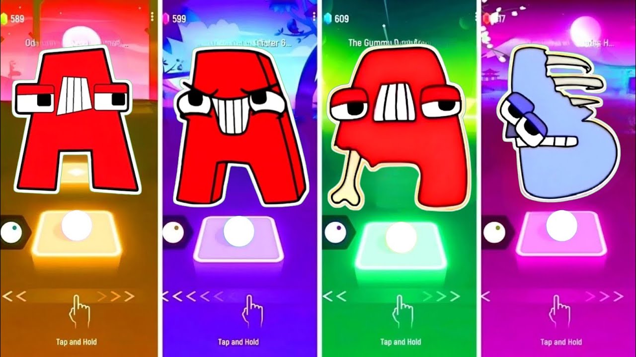 Apple Alphabet Lore New - A 🆚 Alphabet Lore Half Bones - A 🆚 B. 🎶 Who Is Best?🎵 Tell We? 😍