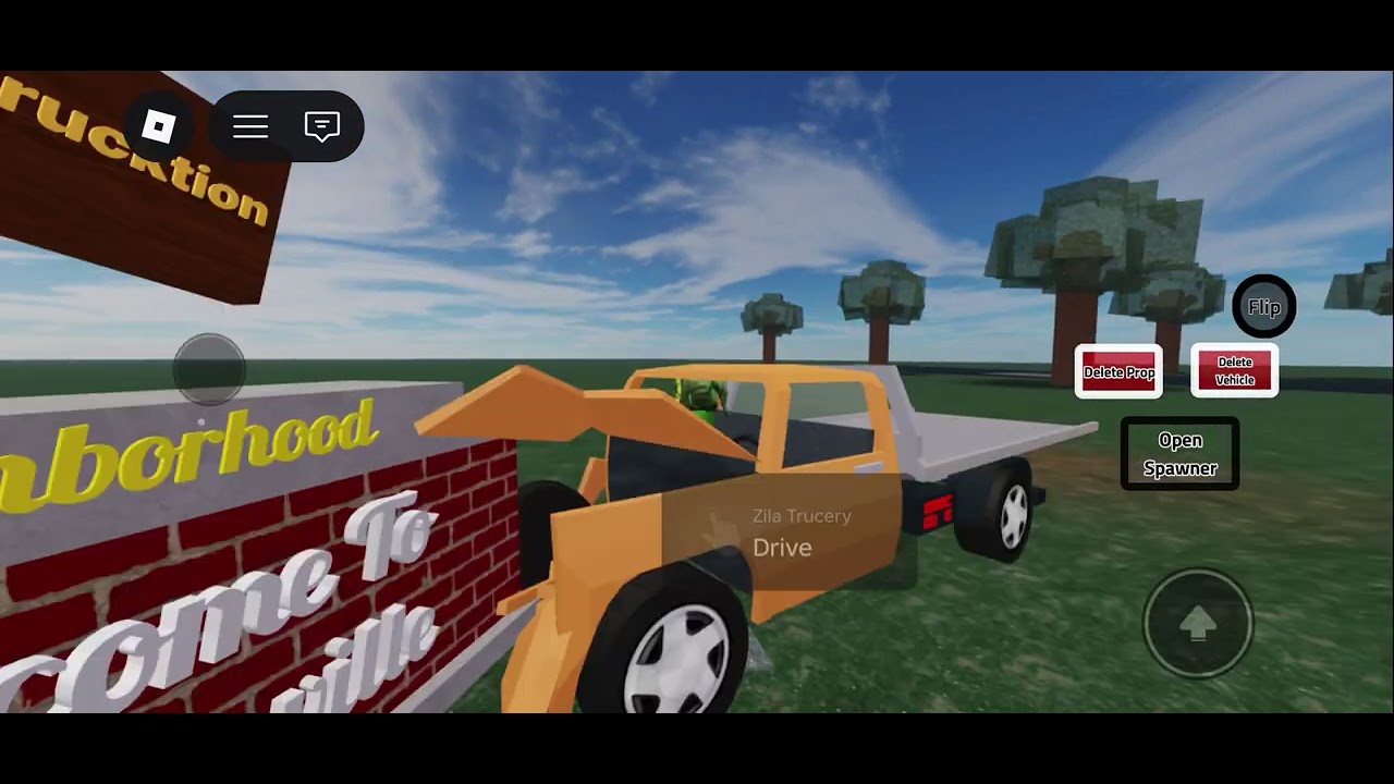 Crashing game ramp test (roblox)￼￼