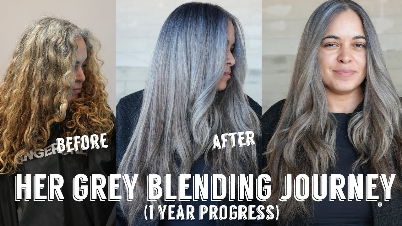 The Realistic Grey Blending Journey | Growing Out Grey Hair the Healthy Way