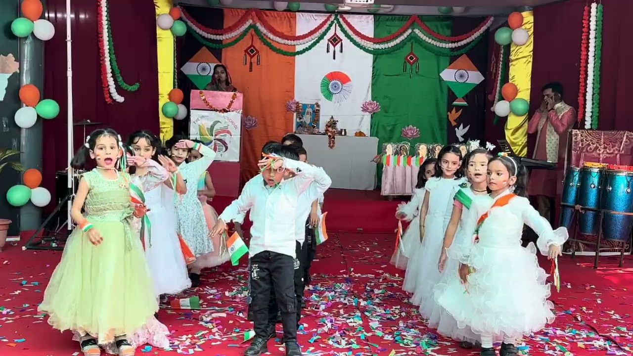 Class LKG dance.  Happy Republic day.2026 special The Unique public School.🏫