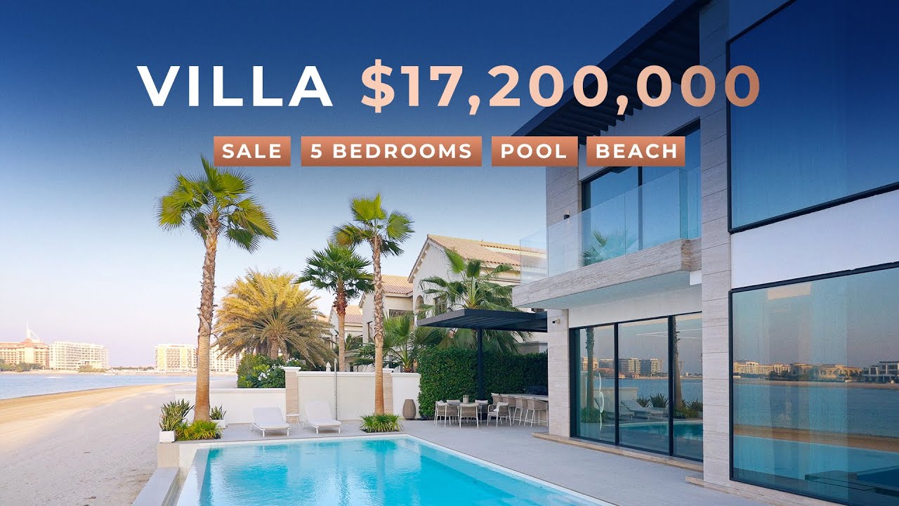Sale | 5-Bed Villa with Infinity Pool on Palm Jumeirah | $17,200,000