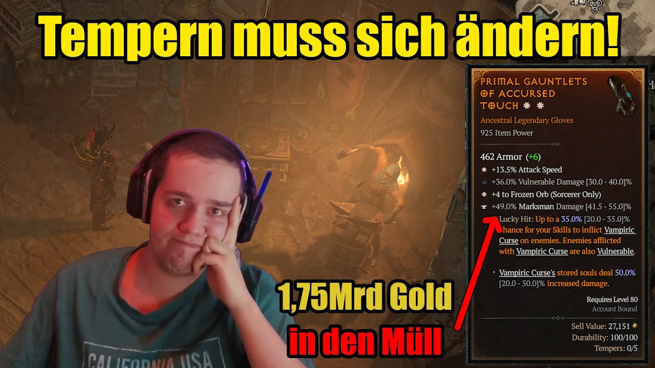 Diablo 4 | Tempern muss sich ändern!