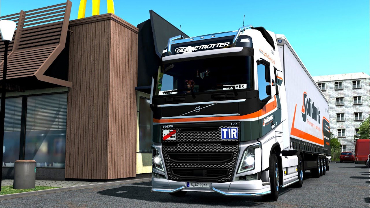 ETS2 Volvo FH16 500 PS Auf der LANDSTRASSEN in Polen [#1462] EURO TRUCK SIMULATOR 2
