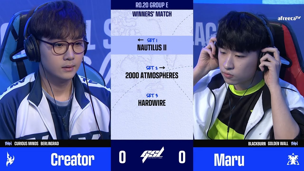 [2022 GSL S2] Ro.20 Group E Match3 Creator vs Maru