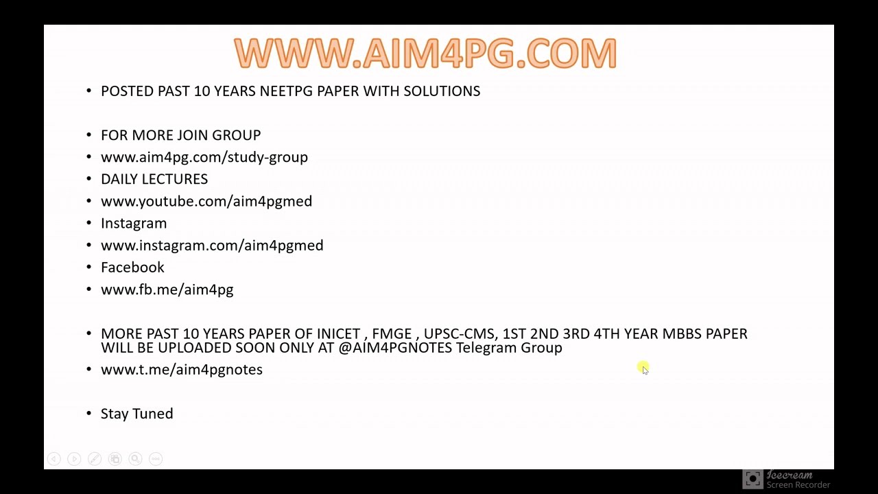 NEETPG PAST 10 YEARS PAPER WITH SOLUTIONS 2012-2021 | AIM4PG