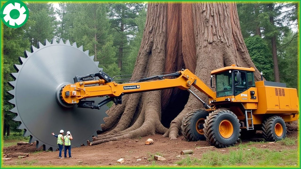 Fastest Automatic Firewood Processing Machine | Biggest Heavy Machinery Machines