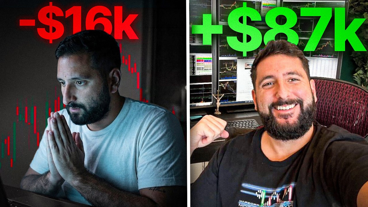 $16M Trader: BLEW UP Then Made $87,697 LIVE TRADING In ONE DAY | How To Recover From A Trading Loss