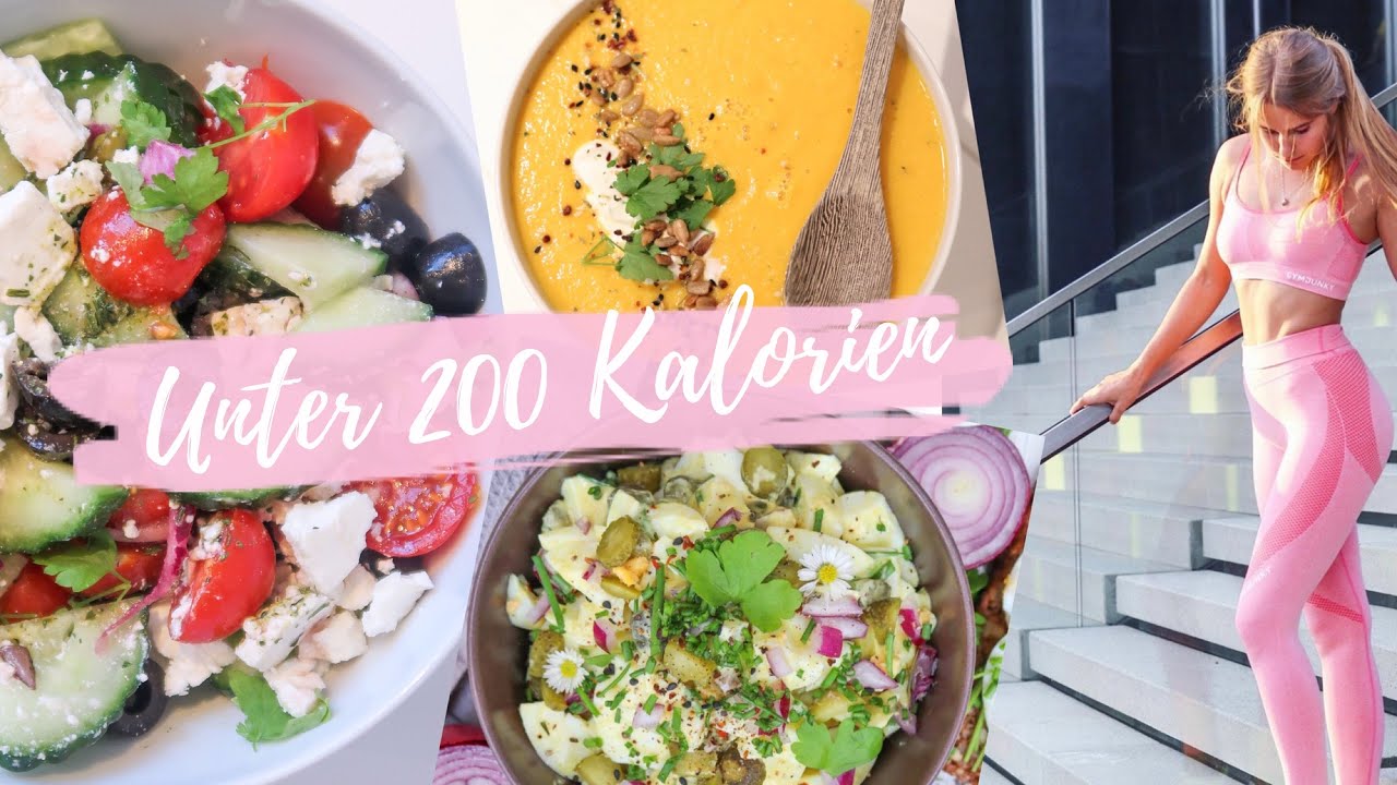 Rezepte unter 200 Kalorien I Gesund, sättigend, lecker