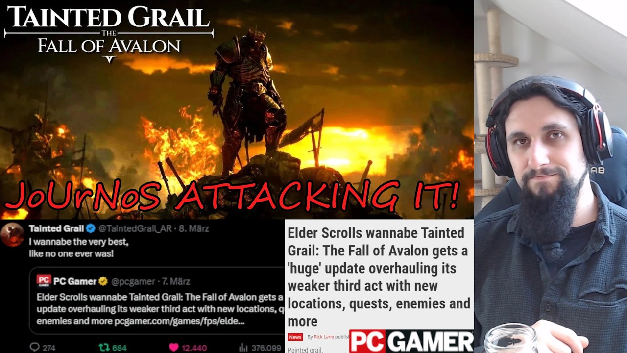 PC Gamer ATTACKS Tainted Grail and it feels disingenuous?