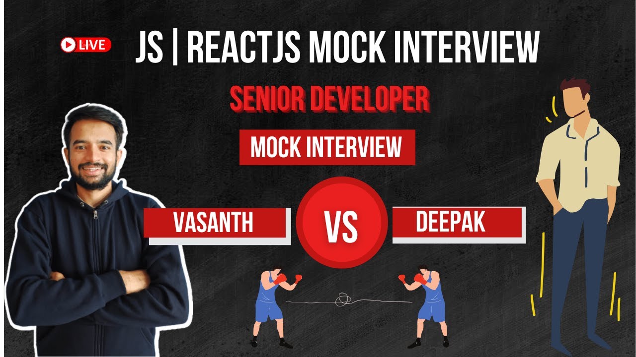 ReactJS & JS Mock Interview Pt - 2 |  🎉 Senior Developer 🎉 | 🔥  All questions rightly answered 🔥
