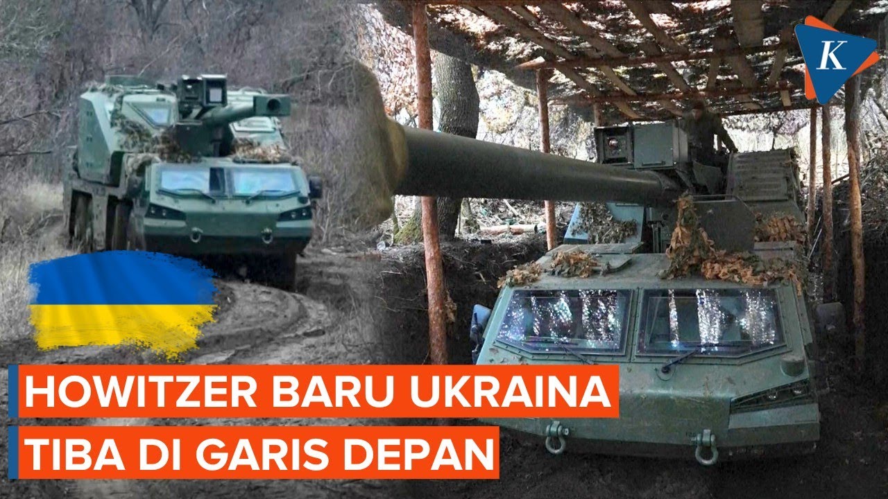 Penampakan Howitzer Baru Ukraina untuk Lawan Rusia