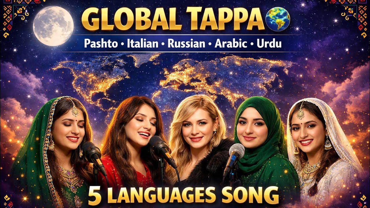 Ya lawangeen | Global Tappay 🌍 | Pashto, Italian, Russian, Arabic & Urdu Love Song