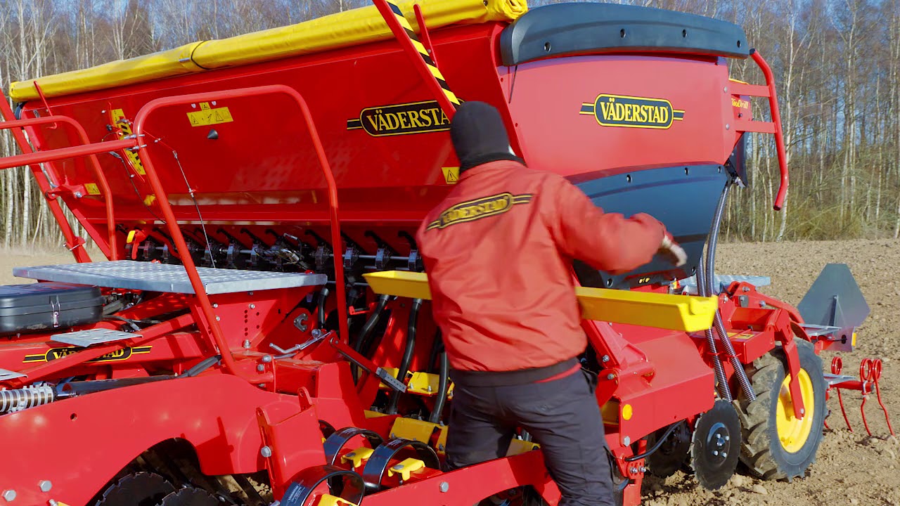 QuickStart-Anleitung – 3. Kalibrierung Saat und Dünger – Väderstad Rapid 300-400C/S