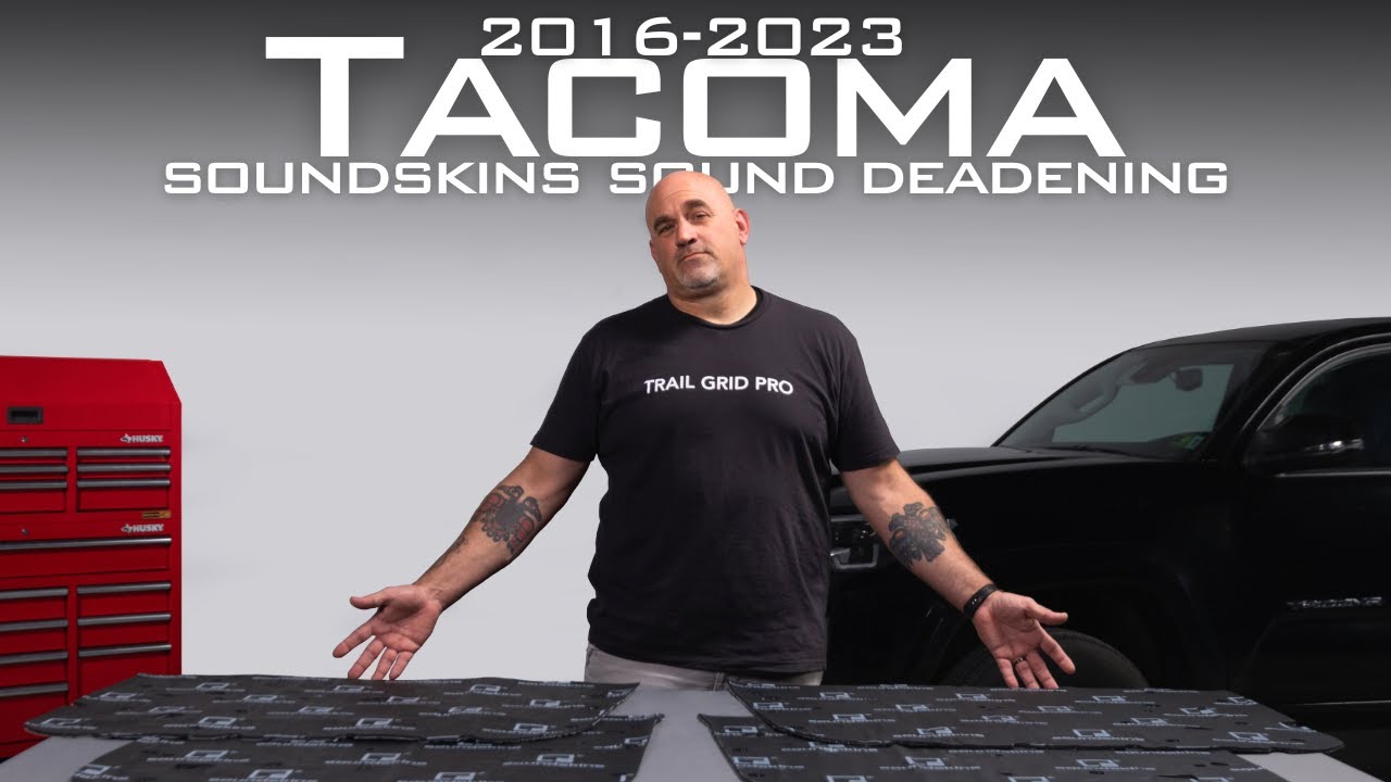 2016 - 2023 Toyota Tacoma Soundskins Pro Cut Sound Deadening Kit Install