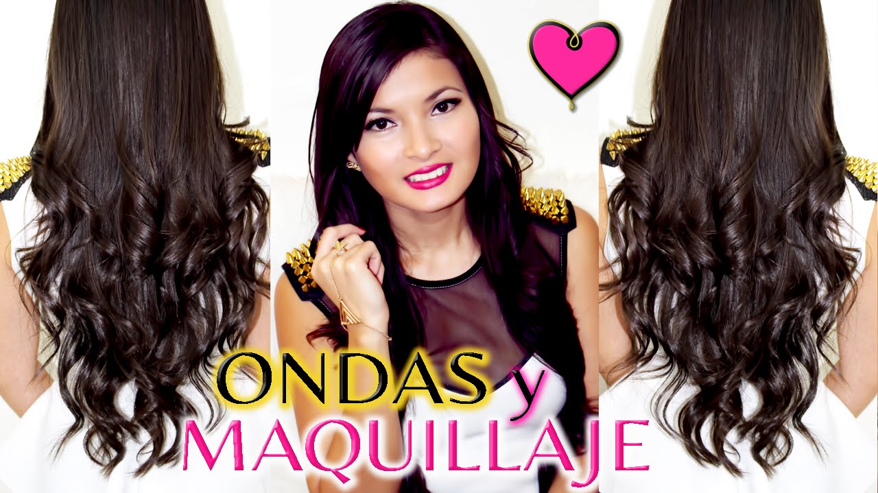 Maquillaje y Cabello Con Ondas 💄 Rizos Para Fiestas 🦄 Bessy Dressy