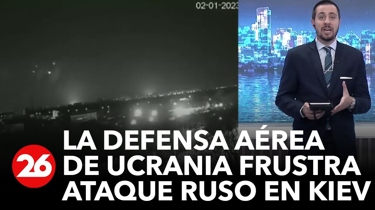 As&iacute; respondi&oacute; la defensa a&eacute;rea ucraniana a los ataques con drones rusos