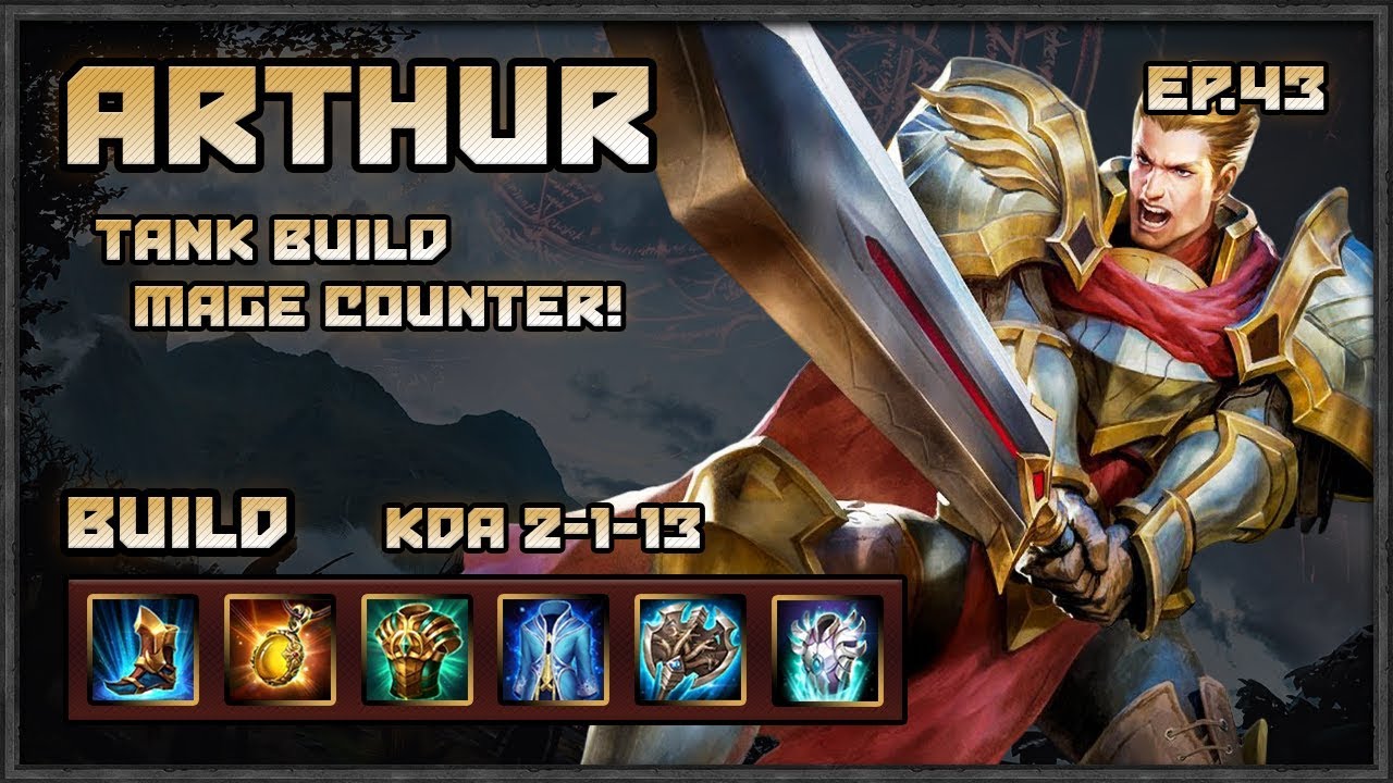 Arena of Valor: Arthur, Full Magic Tank Mode!