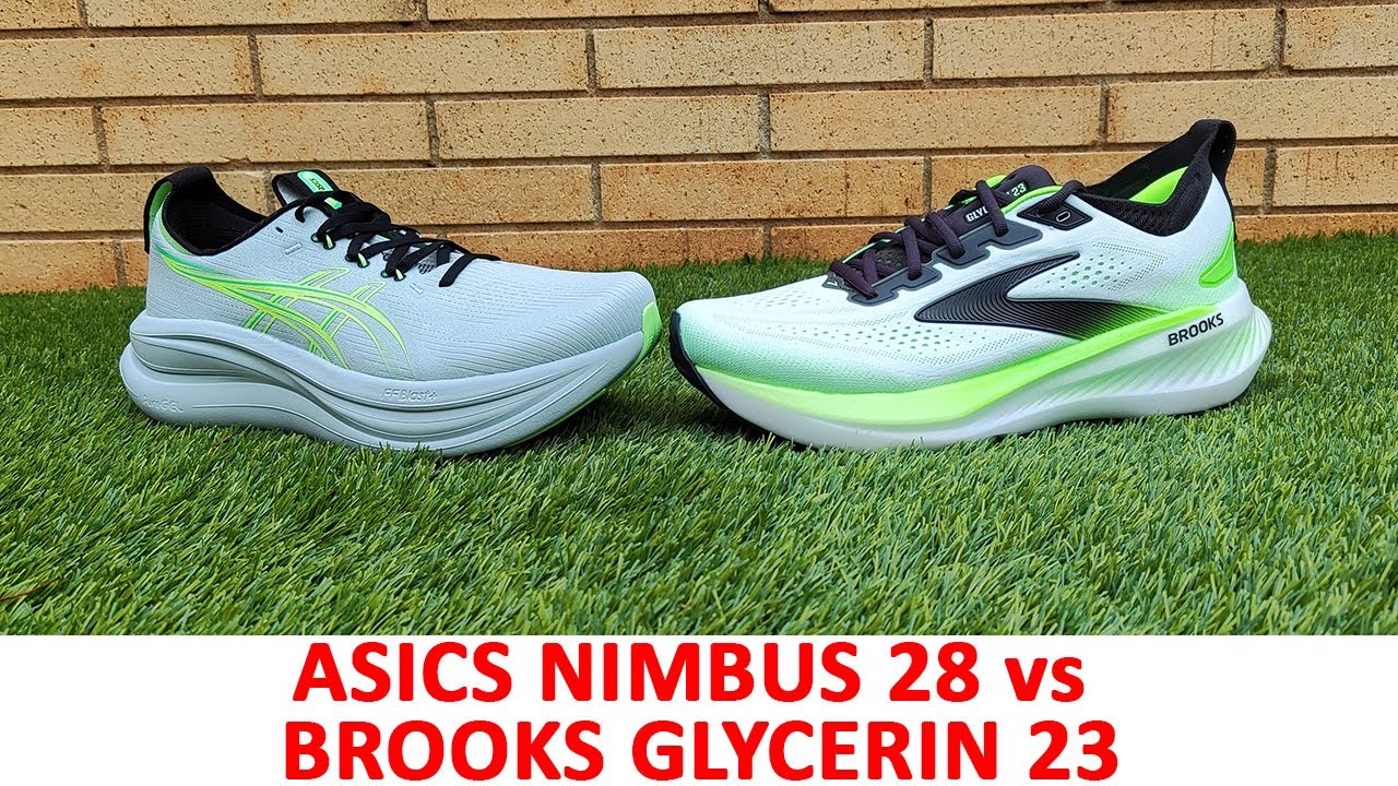 Comparativa ASICS Nimbus 28 vs Brooks Glycerin 23