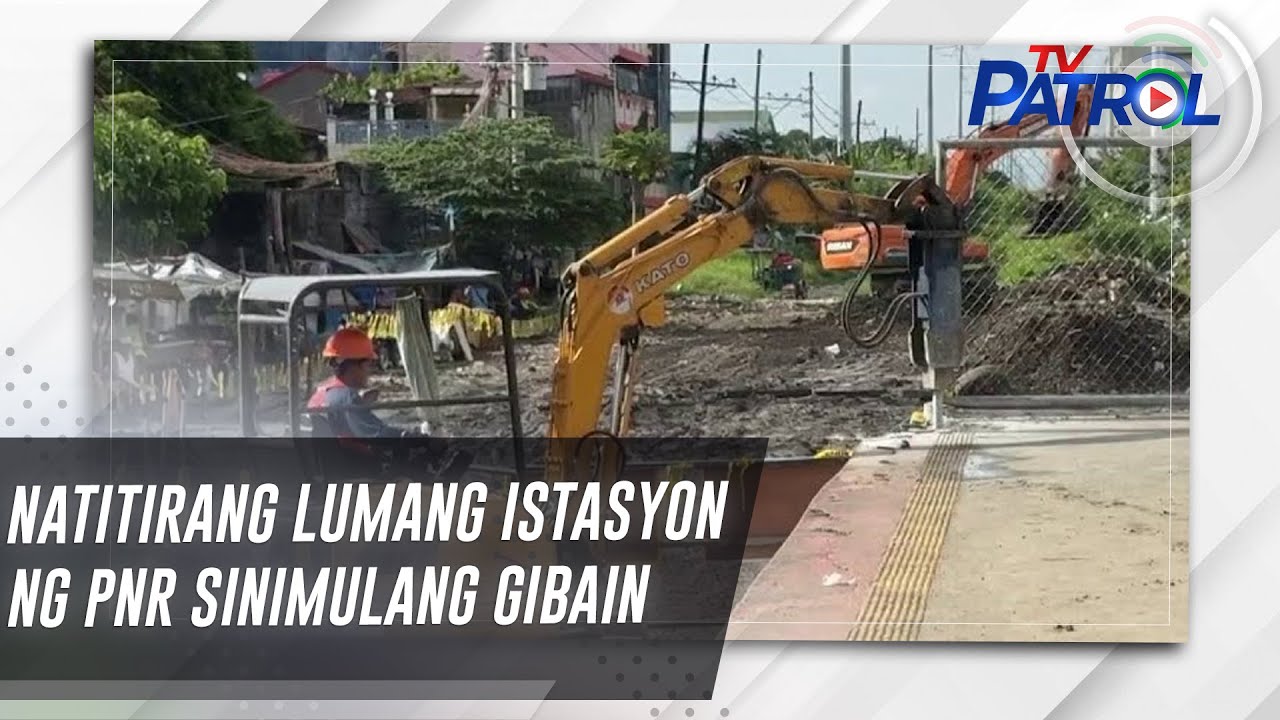 Natitirang lumang istasyon ng PNR sinimulang gibain | TV Patrol