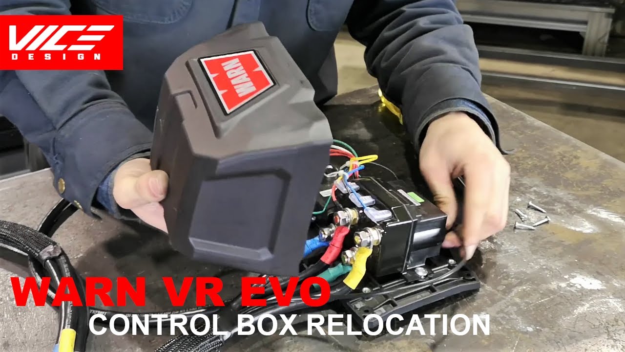 ОБНОВЛЕНИЕ ЛЕБЕДКИ WARN VR EVO | Установка комплекта для переноса блока управления | VICE