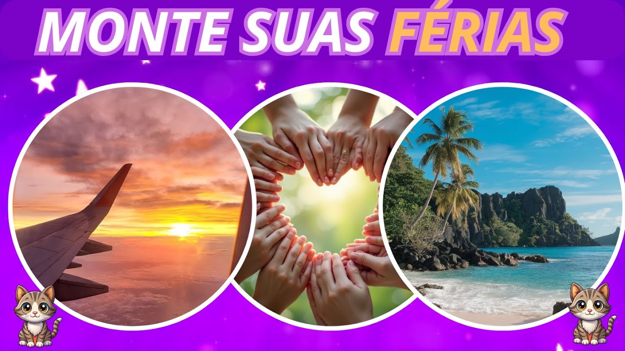 🌴 Monte Suas Férias Perfeitas e Veja Se Combinam Com Você! ✈️Descubra Agora!🌞 #kekaquiz  🧳🏖️🌍