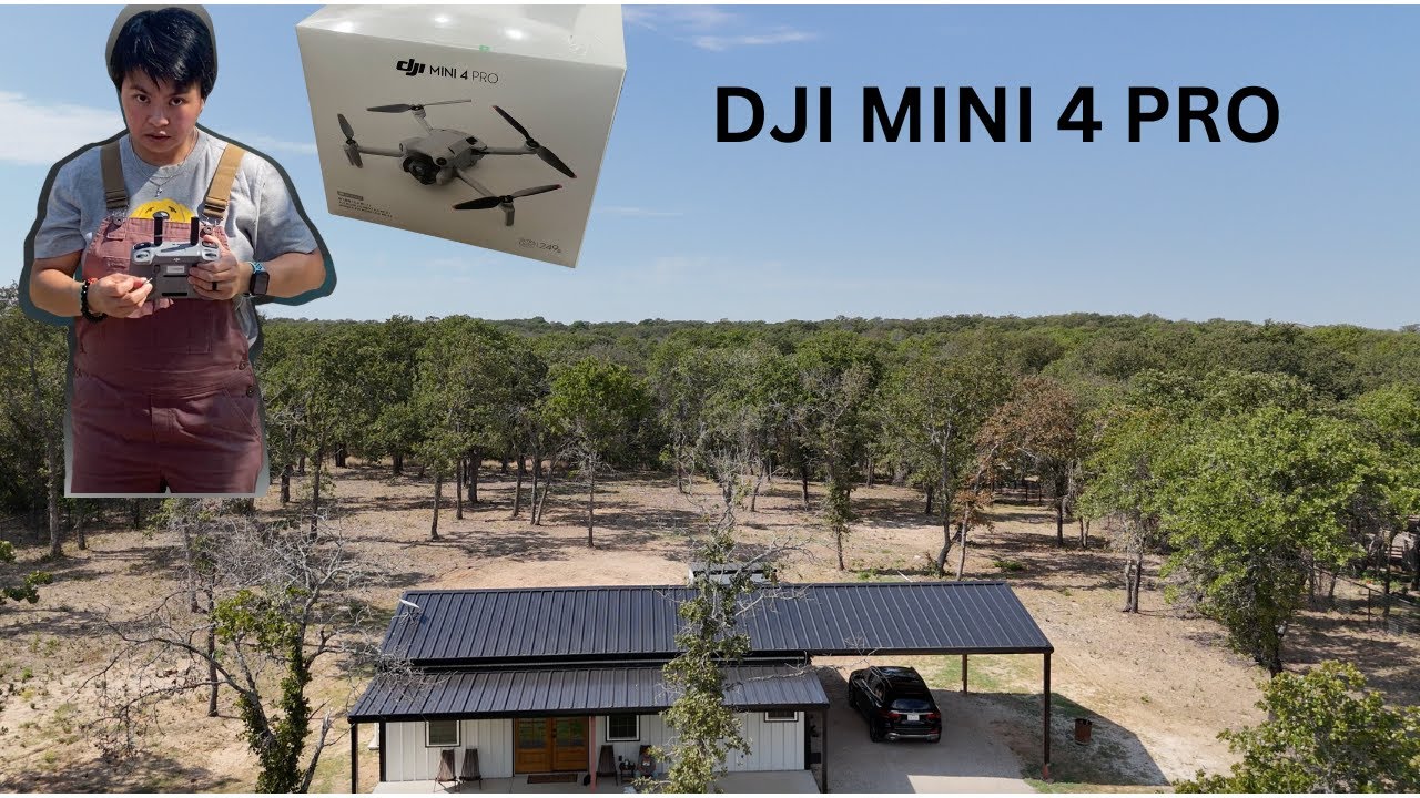 DJI MINI 4 PRO UNBOXING AND FIRST DRONE VIDEO OF OUR COUNTRY HOME