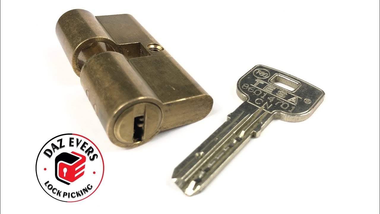 TESA T80 Dimple Euro Lock Picked & Gutted