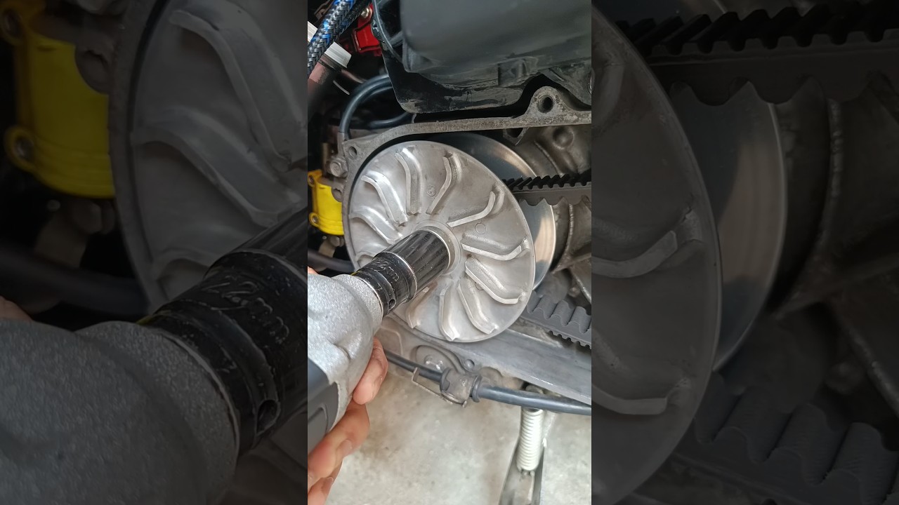 Upgrade CVT Vario using full racing pulley? #vario #cvt #pulley