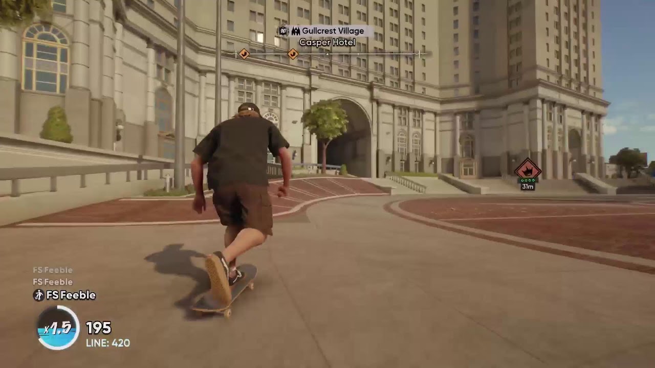 Skate realistic lines